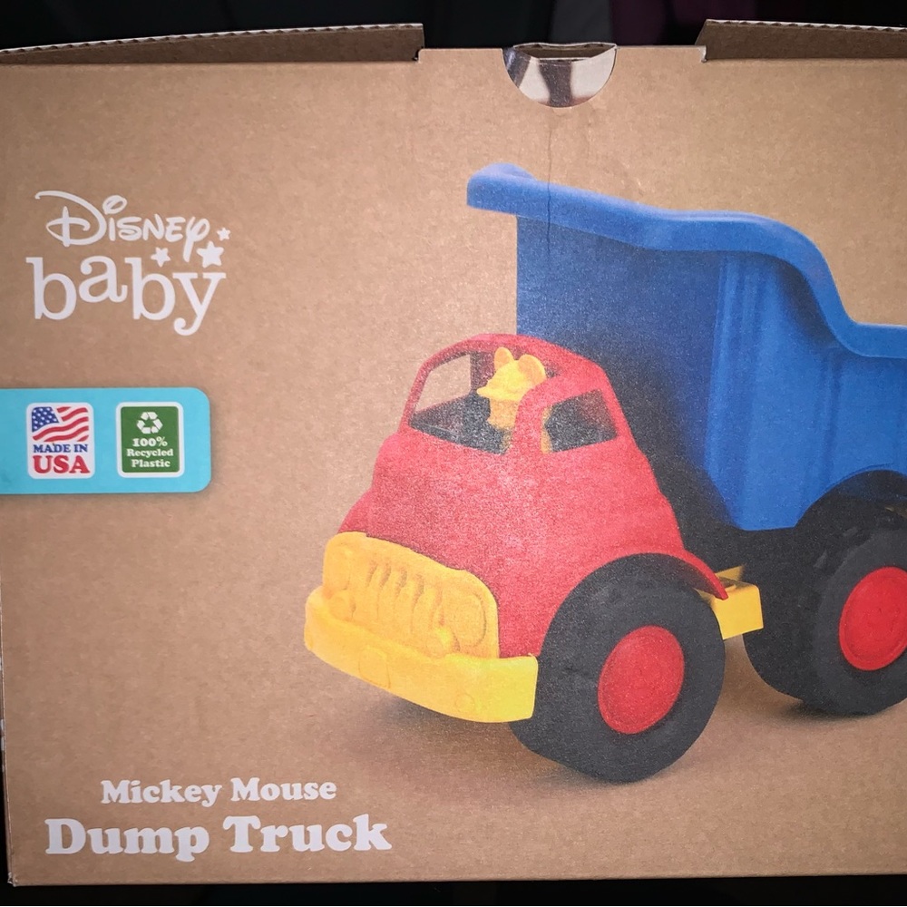 Green Toys Disney Baby Mickey Dump Truck. Brand new in box.